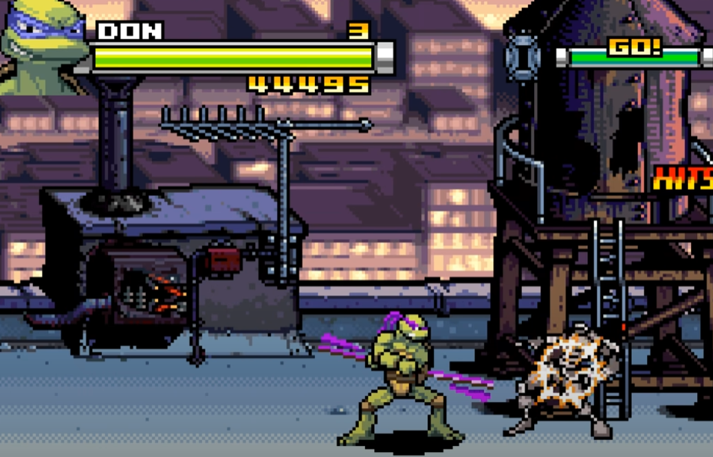Teenage Mutant Ninja Turtles (2007) GBA
