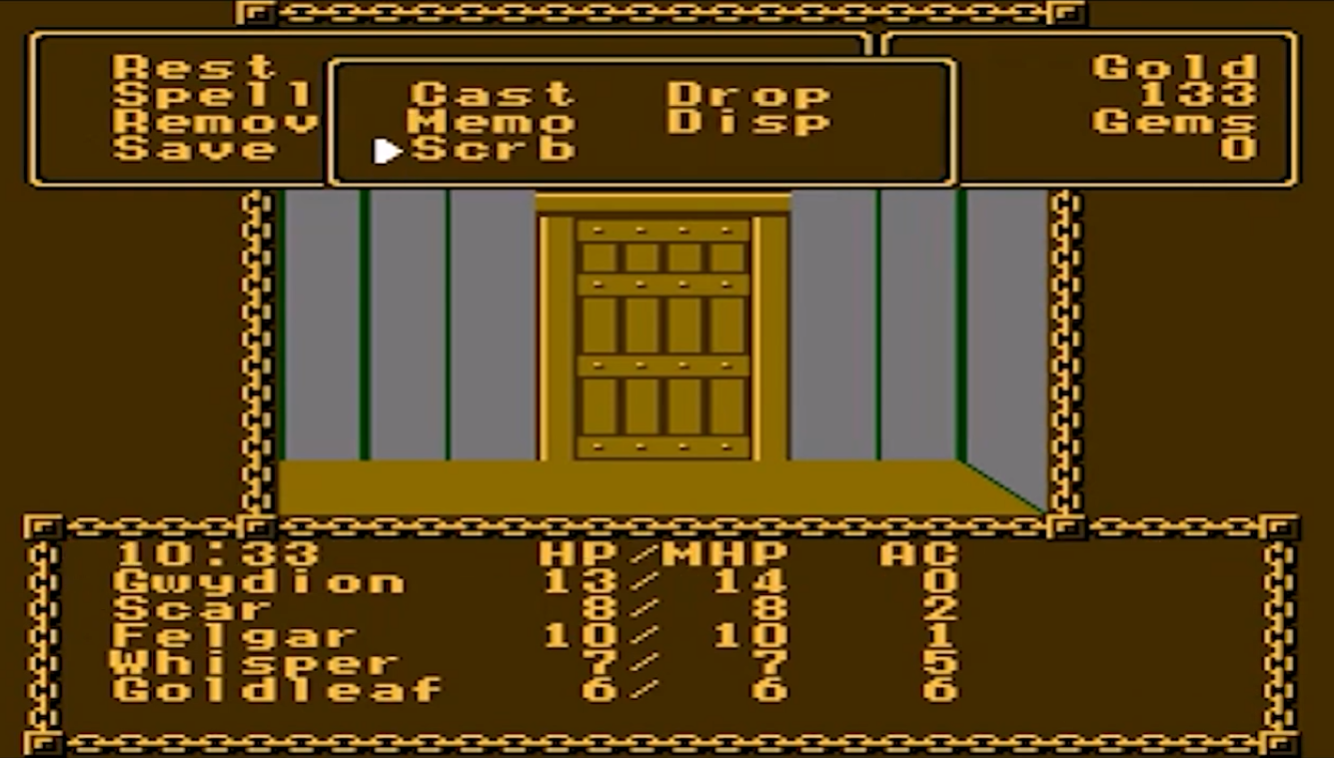 Advanced Dungeons & Dragons Dendy