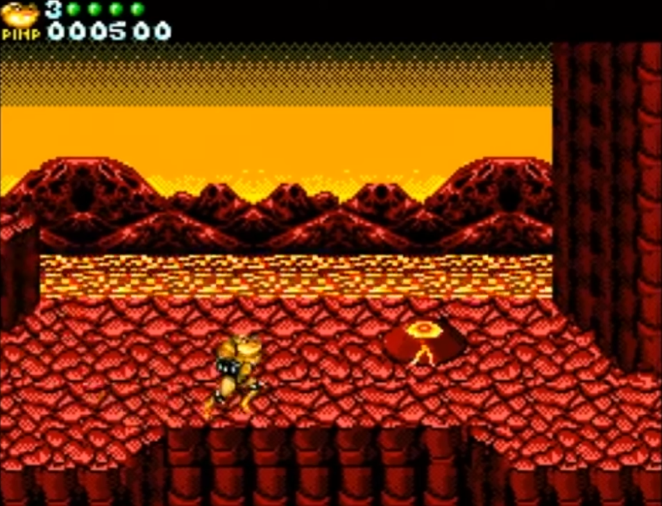 Battletoads in Battlemaniacs Sega Master System