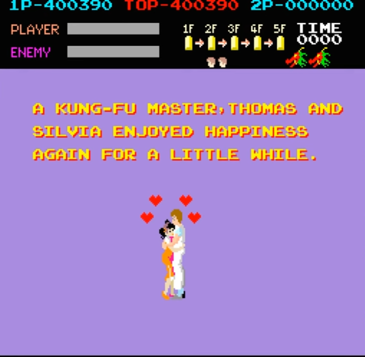 Kung Fu master (1984) конец игры