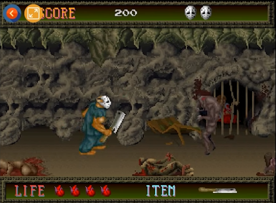 Splatterhouse аркадная игра