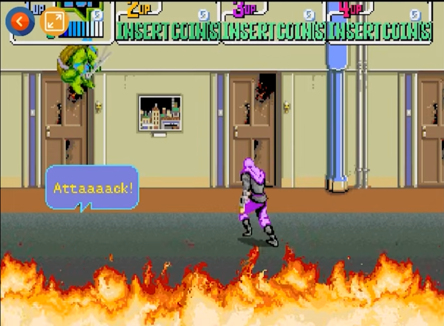 TMNT аркадная игра